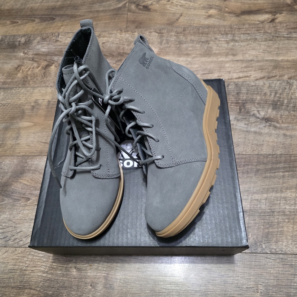 Sorel  Evie Lace WP Gray Boots Women Size 11